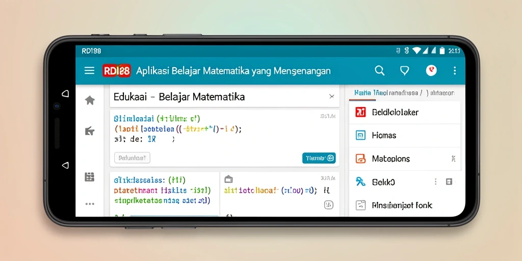 Tampilan antarmuka RDI88 yang interaktif dan menarik.